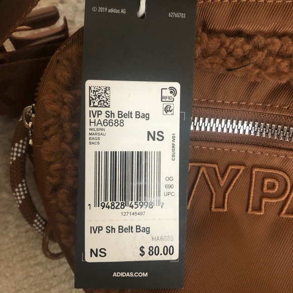 NWT ADIDAS ORIGINALS Beyonc Ivy Park Sherpa Belt Bag HA6688 - Picture 2 of 15